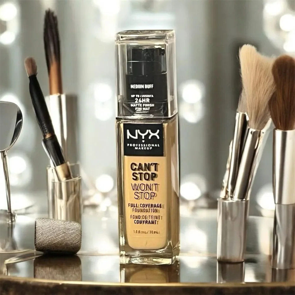 NYX Can't Stop Won't Stop Full Coverage Foundation Medium Buff
